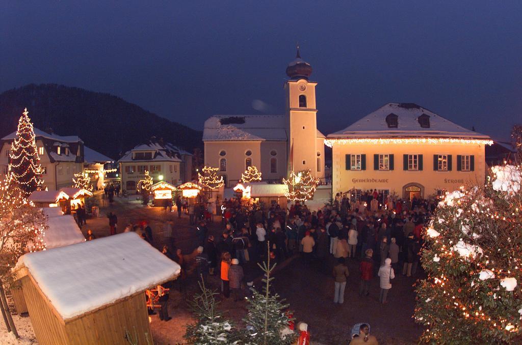 Hotel Seehang Garni Sankt Wolfgang im Salzkammergut Bagian luar foto