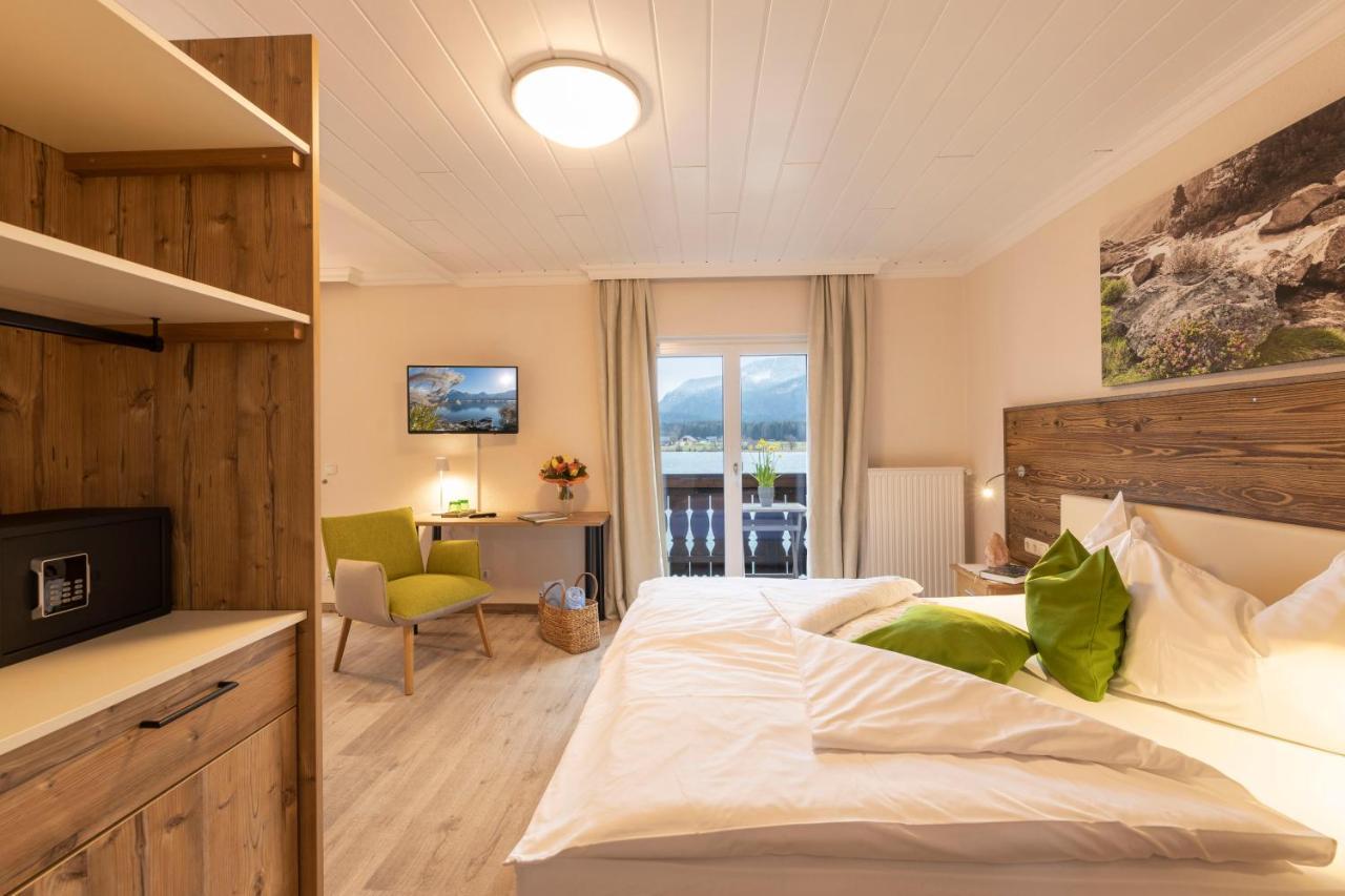 Hotel Seehang Garni Sankt Wolfgang im Salzkammergut Bagian luar foto