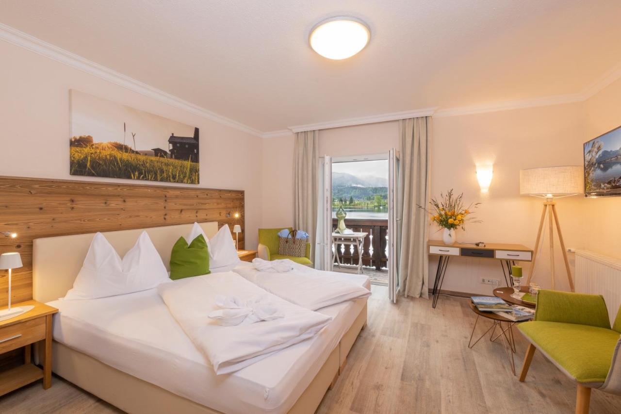 Hotel Seehang Garni Sankt Wolfgang im Salzkammergut Bagian luar foto