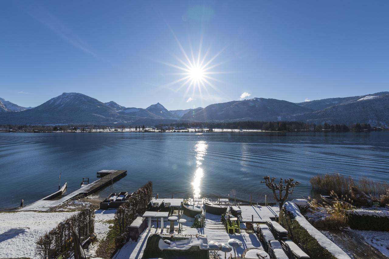 Hotel Seehang Garni Sankt Wolfgang im Salzkammergut Bagian luar foto