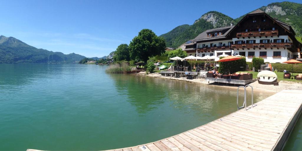 Hotel Seehang Garni Sankt Wolfgang im Salzkammergut Bagian luar foto