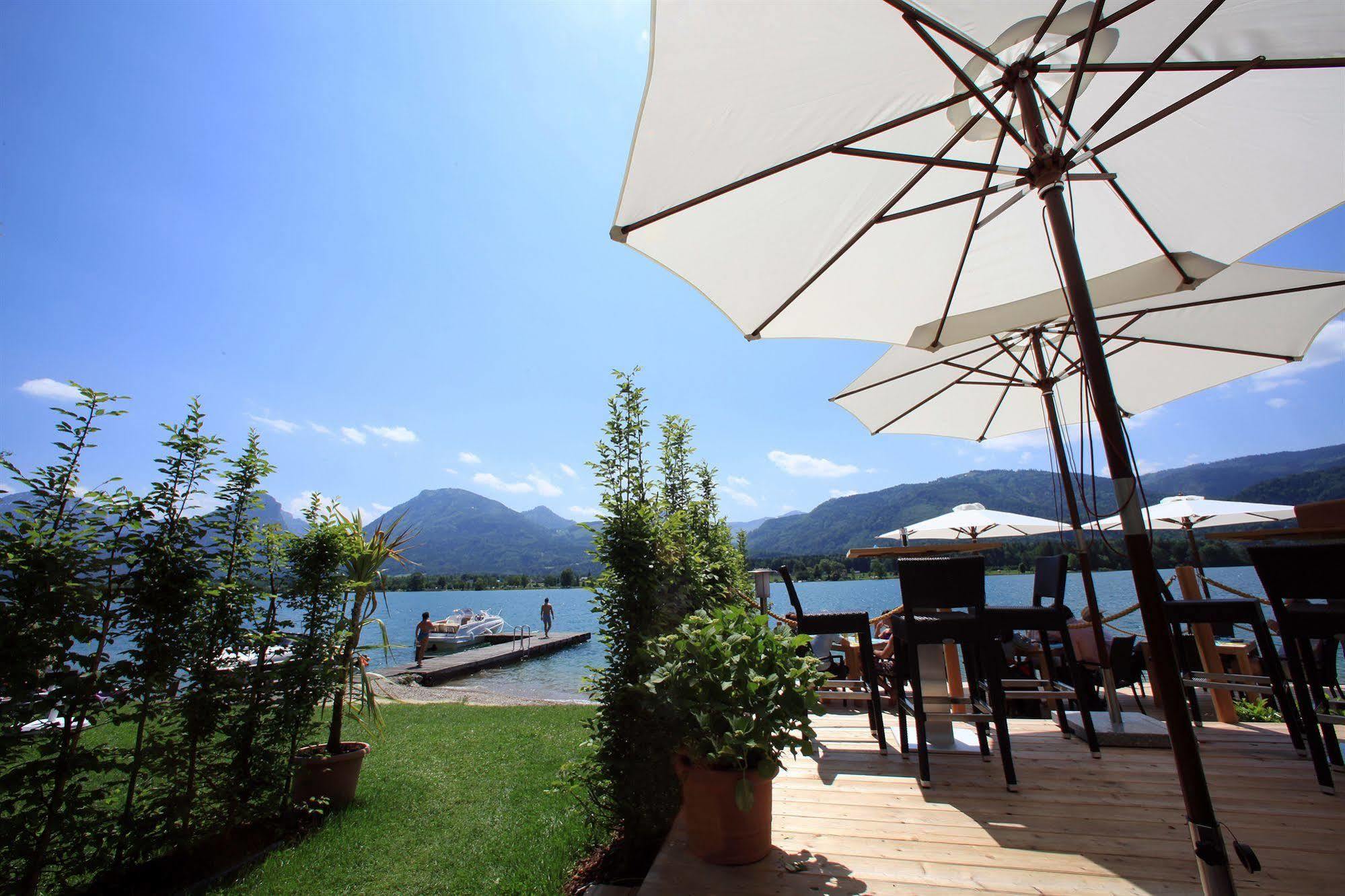 Hotel Seehang Garni Sankt Wolfgang im Salzkammergut Bagian luar foto