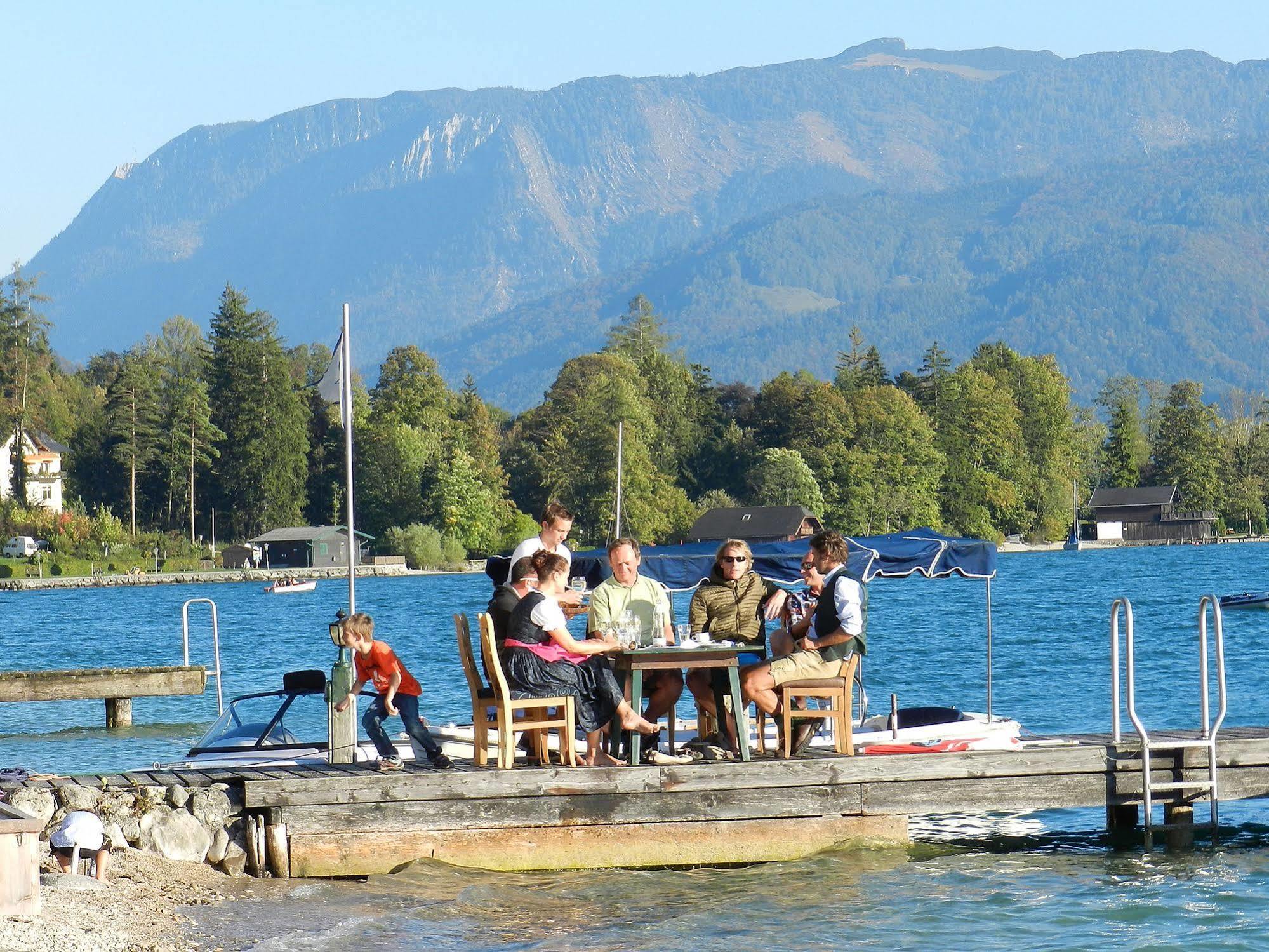 Hotel Seehang Garni Sankt Wolfgang im Salzkammergut Bagian luar foto