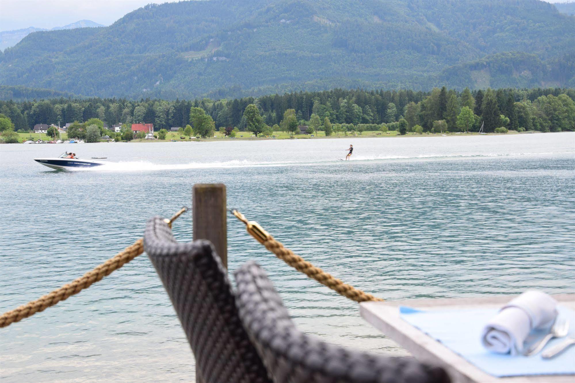 Hotel Seehang Garni Sankt Wolfgang im Salzkammergut Bagian luar foto